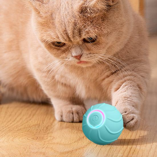 Іграшка для тварин інтерактивна-підстрибуюча Petgravity Смарт-м'ячик з usb зарядкою Блакитний (2275795949) - фото 2 Іграшка для тварин інтерактивна-підстрибуюча Petgravity Смарт-м'ячик з usb зарядкою Блакитний (2275795949) - фото 2