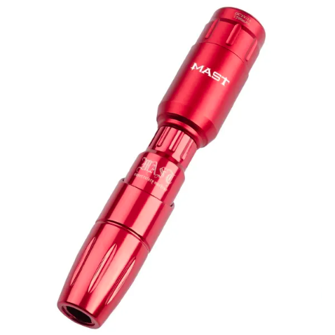 Комплект тату машинка и аккумулятор Mast Tour Wireless беспроводной Red (5290)