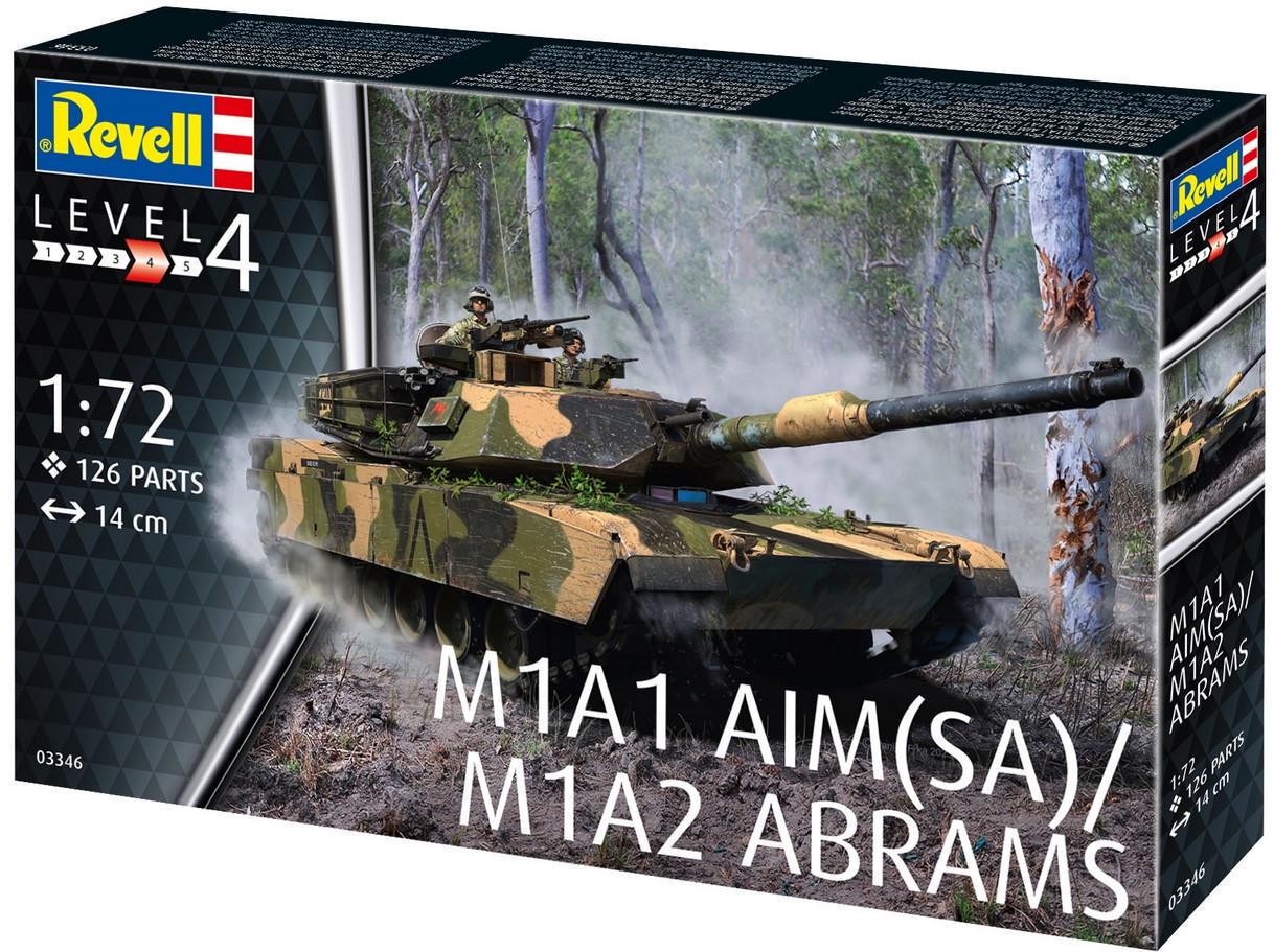 Збірна модель Revell Танк Абрамс M1A1 AIM(SA)/ M1A2 рівень 4/1:72 (RVL-03346) - фото 6