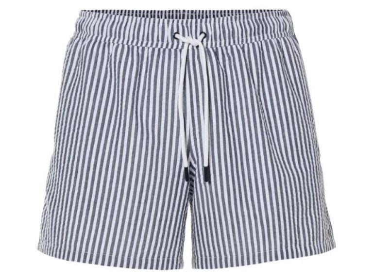 Шорты мужские для плавания с карманами Livergy М Черно-белый (102145113)