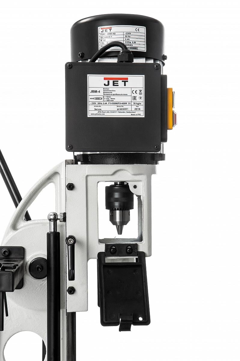 Довбально-пазувальний верстат по дереву JET 230 В 0,55 (0,4) кВт Ø≤12/16 мм хід-105мм (JBM-4) - фото 5 Довбально-пазувальний верстат по дереву JET 230 В 0,55 (0,4) кВт Ø≤12/16 мм хід-105мм (JBM-4) - фото 5