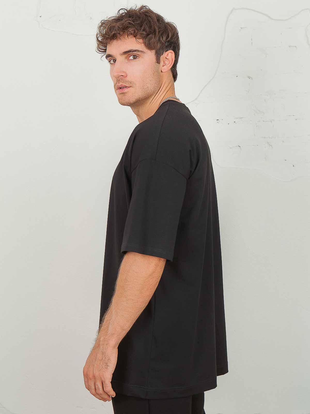 Футболка чоловіча FROMUS XL/XXL Чорний (1097-2) - фото 5 Футболка чоловіча FROMUS XL/XXL Чорний (1097-2) - фото 5