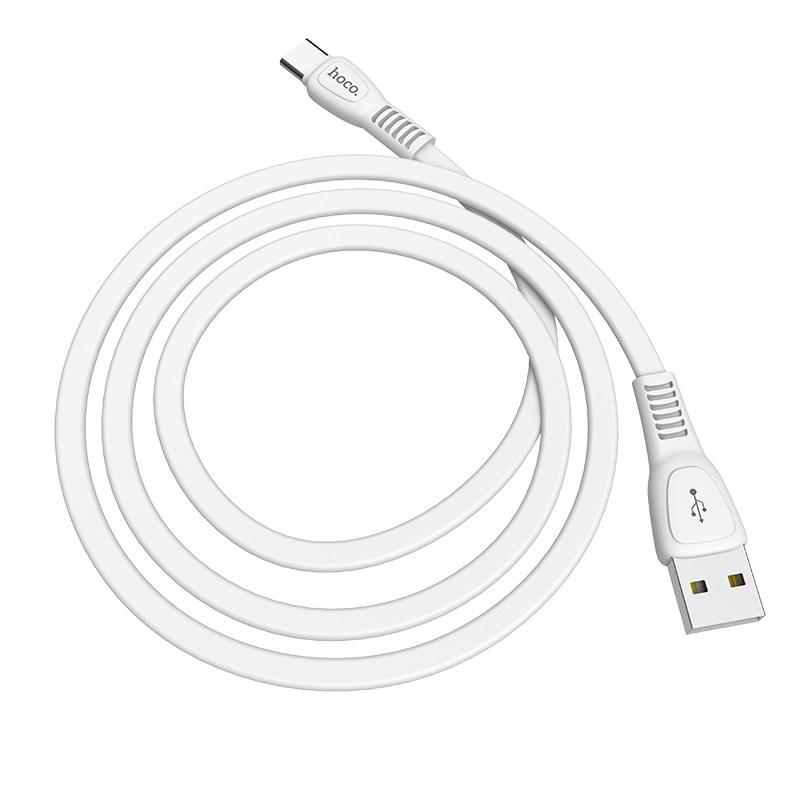 Кабель Hoco X40 Noah USB/Type-C 1 м Белый (00000032937_1)
