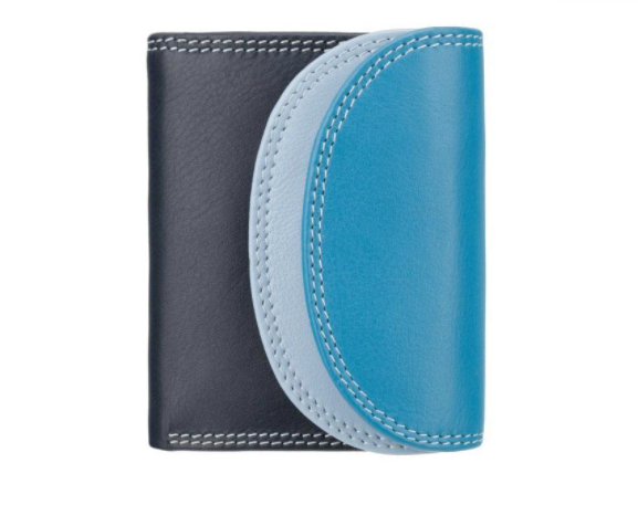 Кошелек женский кожаный Visconti RB126 BLUE M Zanzibar