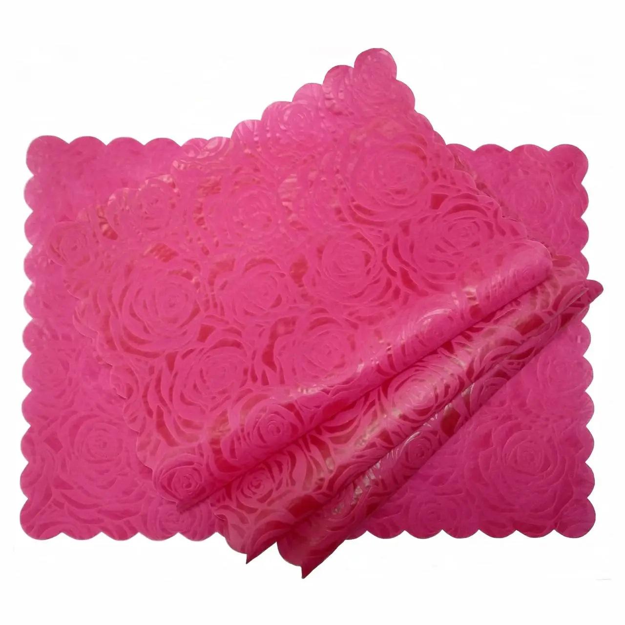 Набор ковриков на полки в холодильник 4 шт. Малиновый (baccf1fd)