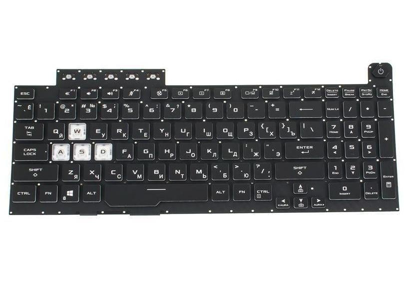 Клавиатура для ноутбука Asus TUF Gaming F15 FX506HM (168705) - фото 1 Клавиатура для ноутбука Asus TUF Gaming F15 FX506HM (168705) - фото 1