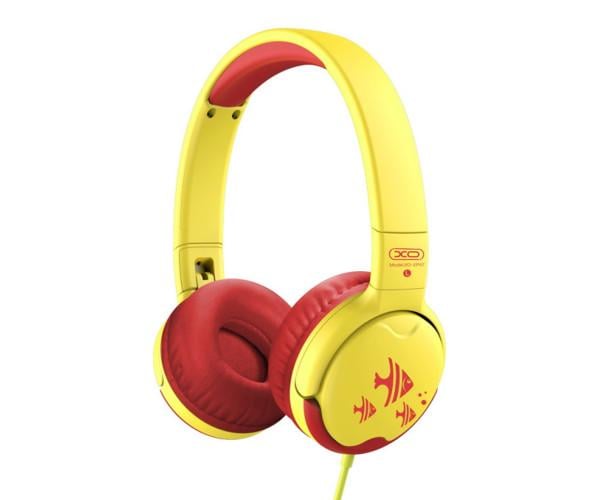Наушники детские Xo EP47 Kids study headphones Yellow/Red