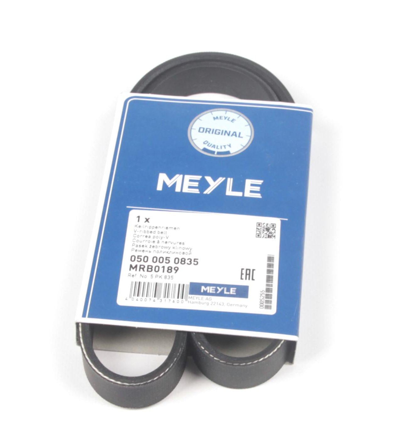 Ремень генератора Meyle BMW 3 E46/5 E39 1.8D/2.0D 98-03 5PK835- 050 005 0835