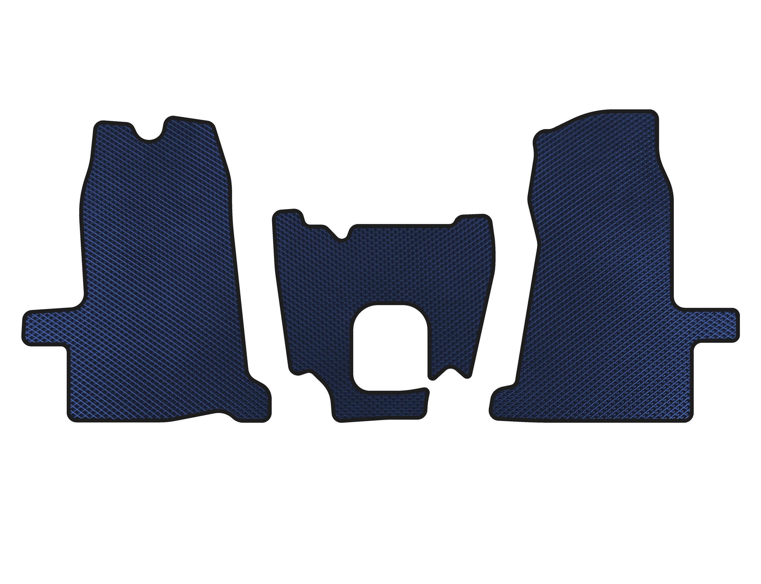 Коврики Digital Designs EVA 2000-2006 1+1 МКПП для Ford Transit 2000-2014 гг. этилвинилацетат Синий (140115)
