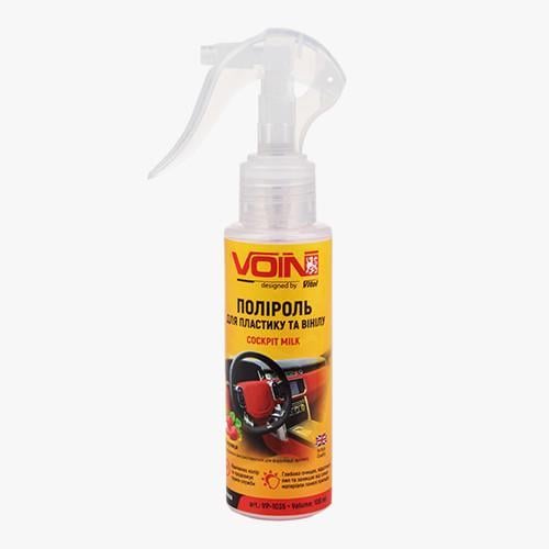 Полироль для пластика и винила Voin Клубника матовая 100 мл (26036096)