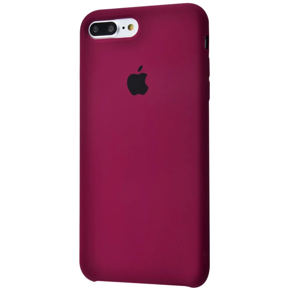 Силіконовий Чохол Накладка Silicone Case для iPhone 8 Plus/7 Plus Maroon Marsala