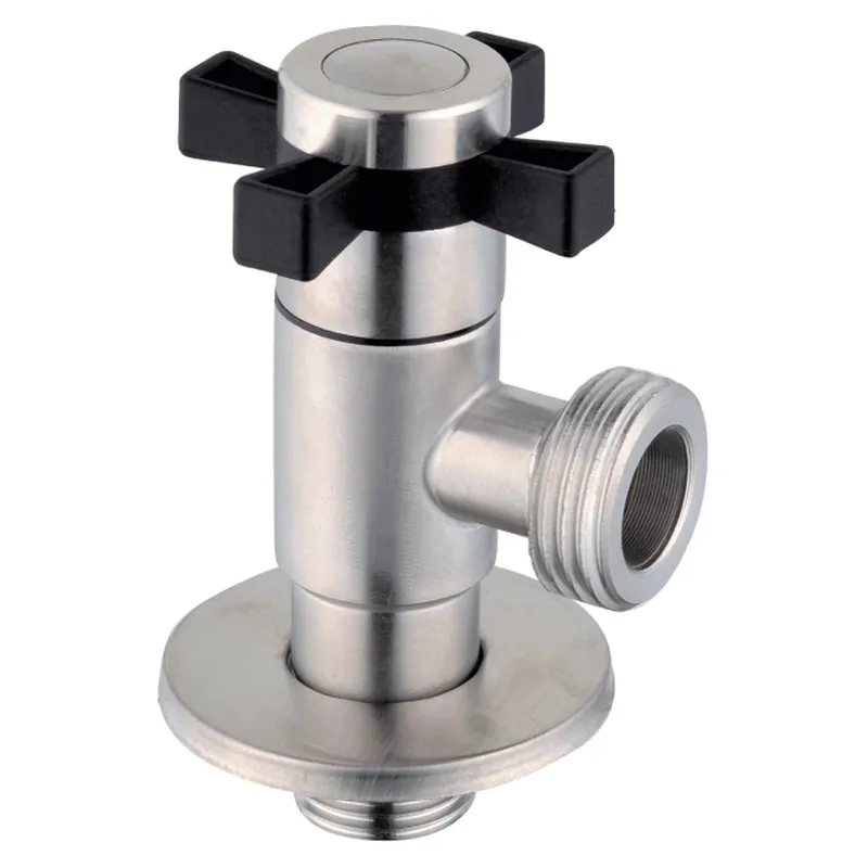 Кран для подключения сантехприборов Zerix VAL-10 1/2x3/4" из нержавеющей стали SUS304 (ZX5103)