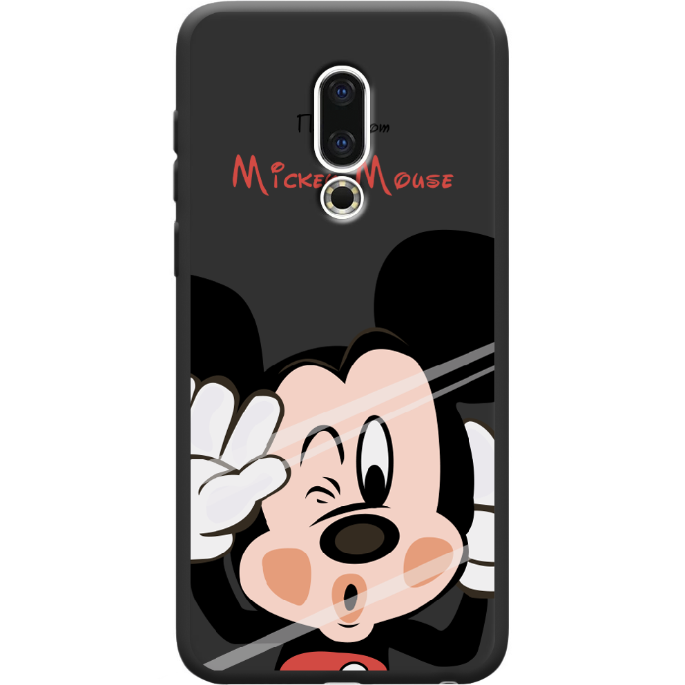 Чехол BoxFace Meizu 16 TH Mister M Черный силикон (35817-cc58-36103) - фото 1