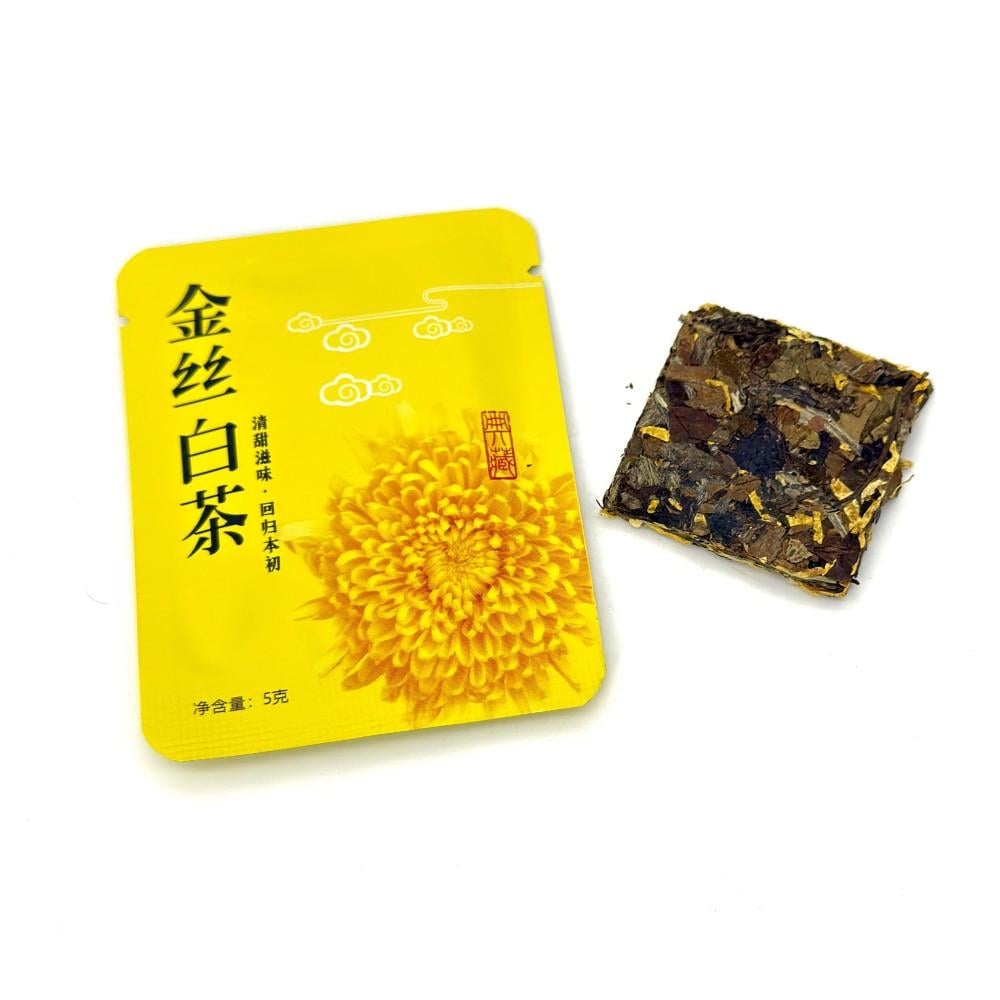 Чай пресований органічний Золота хризантема на 5-7 заварювань 5 г (OS-GOLDEN-CHRYSANTHEM)