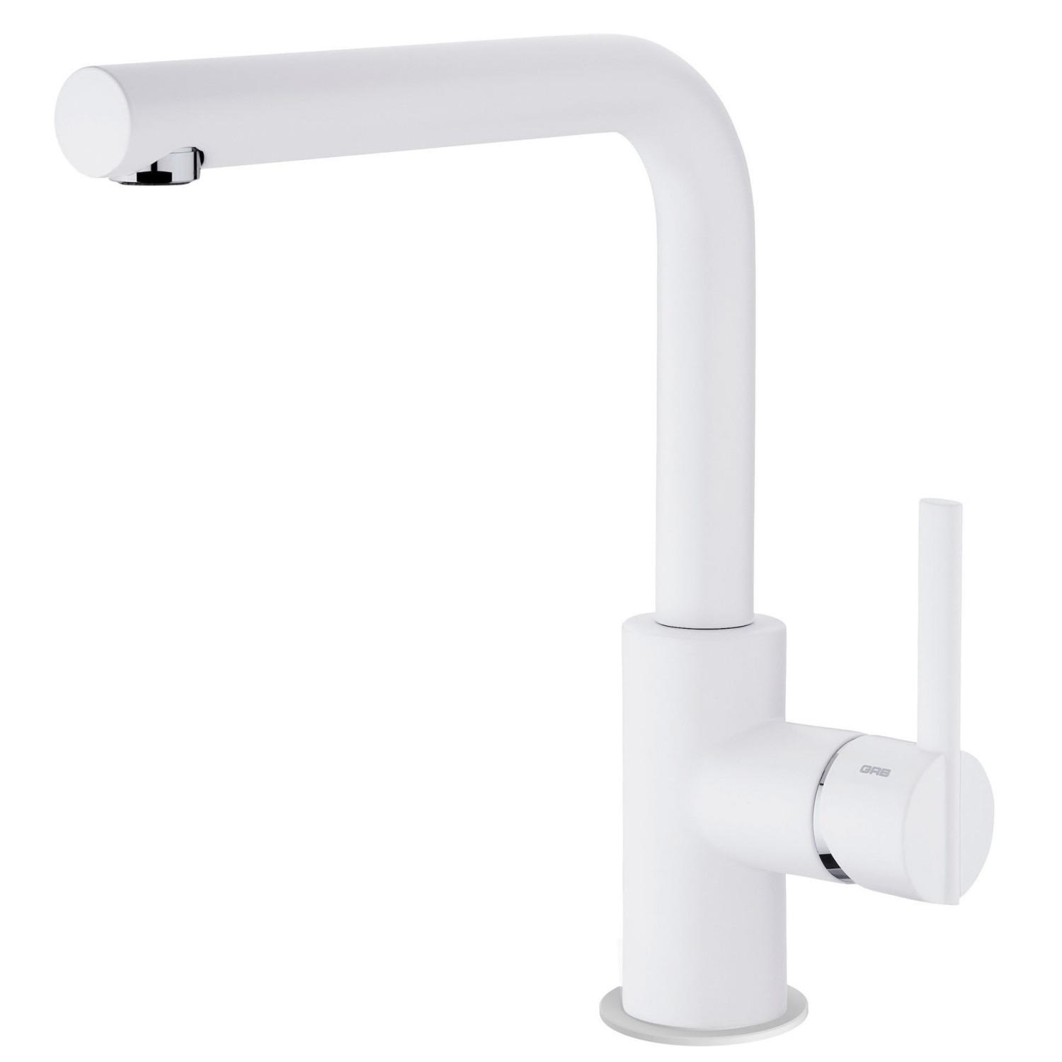 Смеситель для кухни GRB Kitchen 990910 однорычажный Белый (143512)
