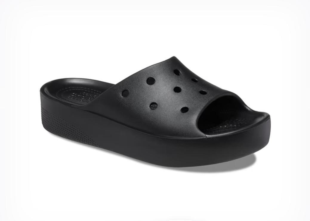 Сабо жіночі Crocs Classic Platform Slide M5W7 р. 37/38 23 см Black (208180) - фото 2 Сабо жіночі Crocs Classic Platform Slide M5W7 р. 37/38 23 см Black (208180) - фото 2