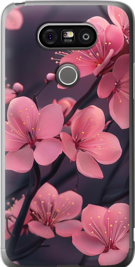 Чехол на LG G5 H860 Пурпурная сакура (6075u-348-42517) Чехол на LG G5 H860 Пурпурная сакура (6075u-348-42517)