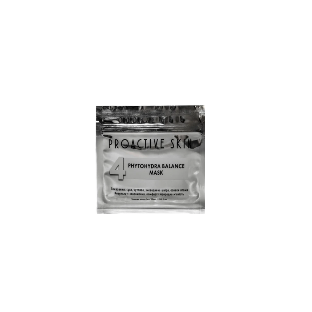 Маска тканинна для зневодненої шкіри Proactive Skin PhytoHydra Balance Mask 30 мл