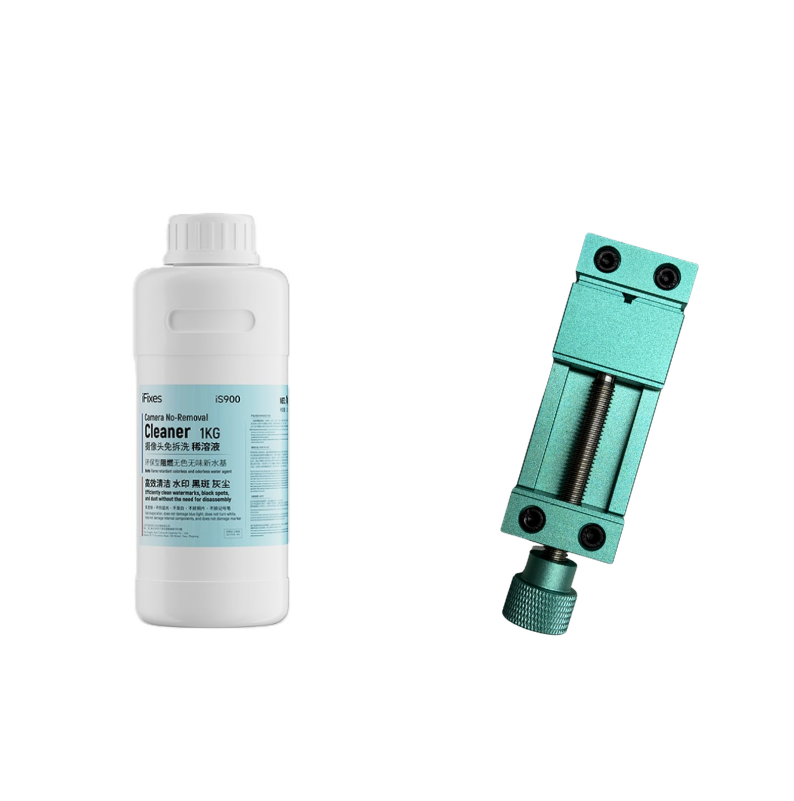 Фиксатор для ремонта камер iPhone + Средство для очистки камеры iFixes iS900, 1 л