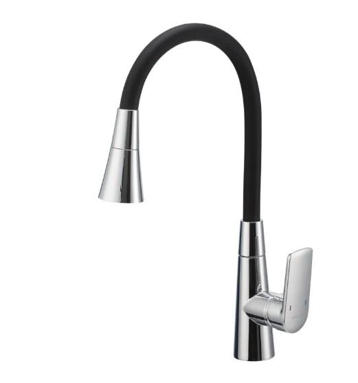 Смеситель для кухни MIXXUS Premium Matis 011-T Nut Refl Black (MI8266)