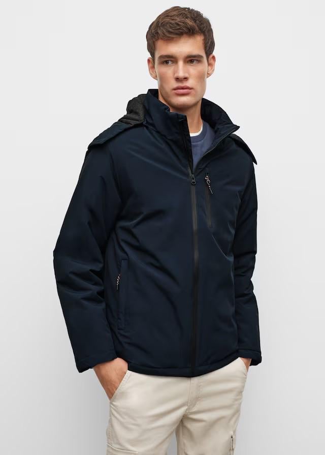 Куртка підліткова зимова Mango S Синій (29515975)