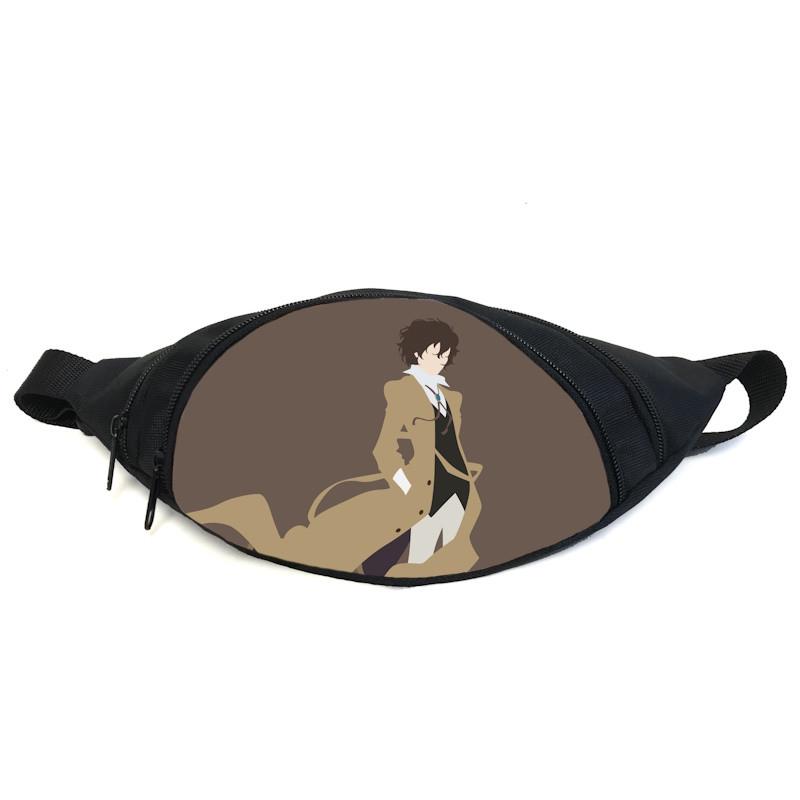 Поясна сумка-бананка Cappuchino toys Бродячі пси GB BSD 039 Чорний (2079942584)