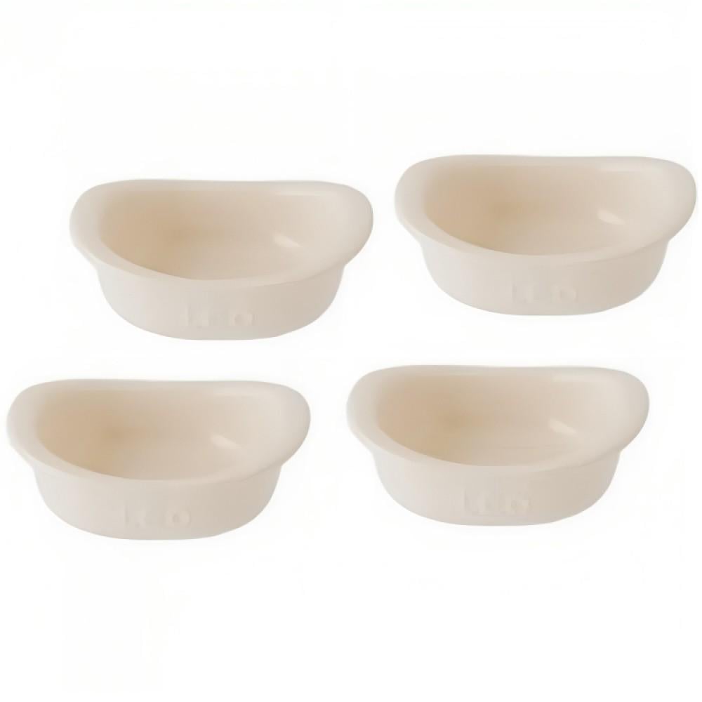 Набор форм для запекания квадратных BergHOFF Leo Balance 200 мл 4 пр. Бежевый (3950503)