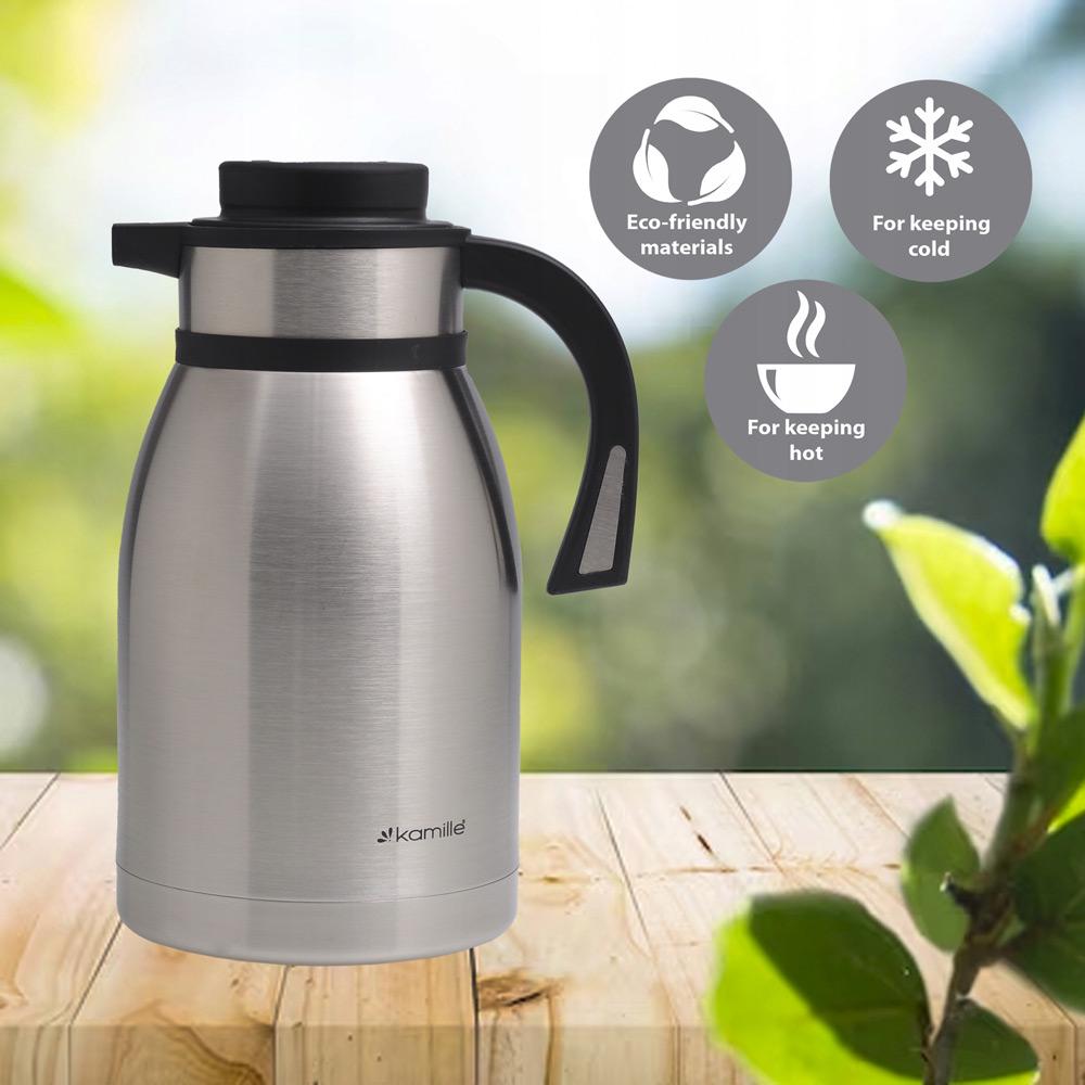 Термос-кувшин Kamille KM-2221 1,5 л (116457) - фото 5 Термос-кувшин Kamille KM-2221 1,5 л (116457) - фото 5