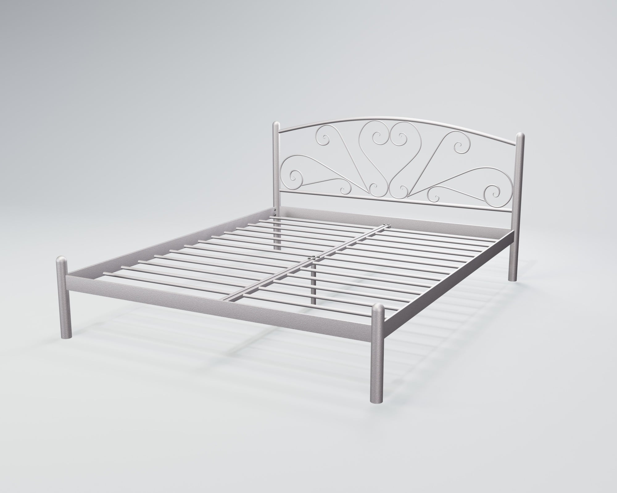 Кровать двухспальная BNB KarissaDesign 140х200 см Светло-серый (r2_ten_0454)
