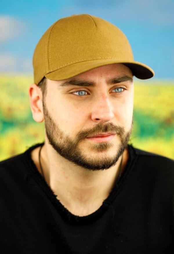 Бейсболка Braxton мужская однотонная Кемел (1372-3)