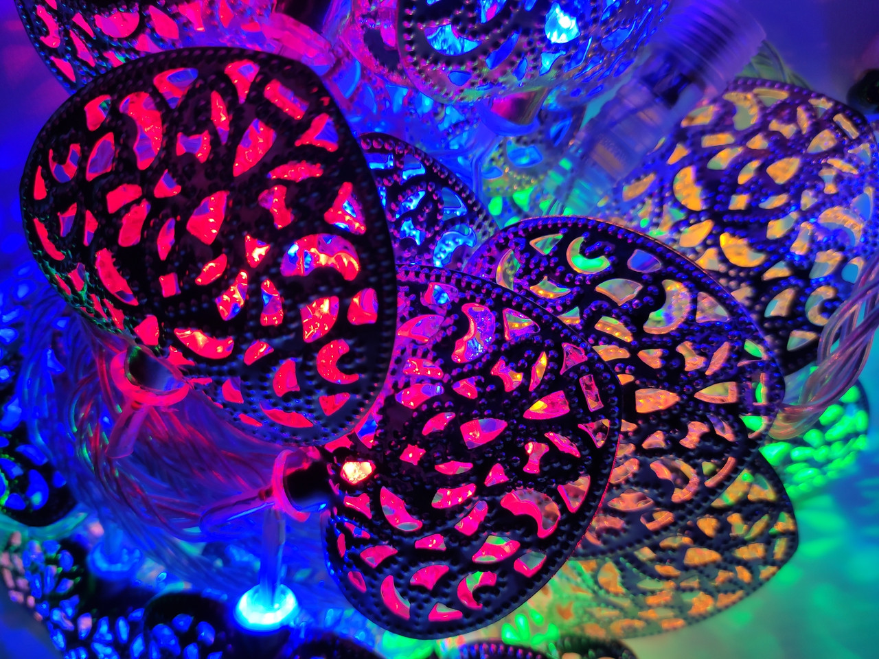 Гирлянда светодиодная сердечки под старину ECOLEND IP20 5 м Разноцветный