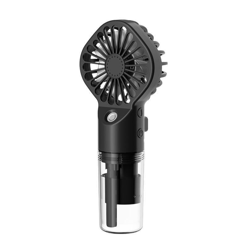 Вентилятор ручной Gand held spray fan с увлажнителем воздуха/4 режима работы Черный Вентилятор ручной Gand held spray fan с увлажнителем воздуха/4 режима работы Черный