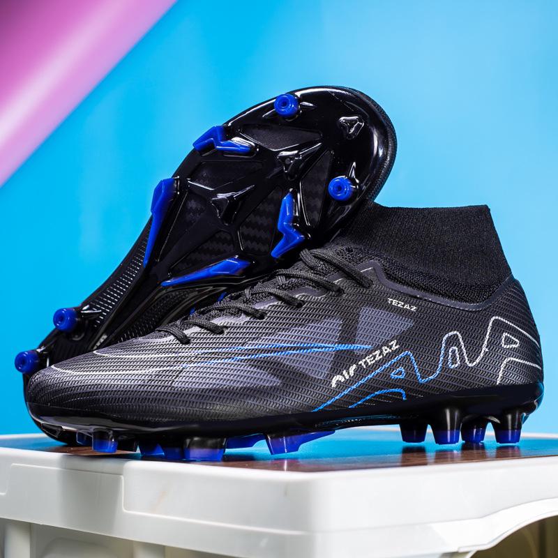 Бутсы футбольные детские Air Zoom р. 37 Черный с синим (НБ02019-37)