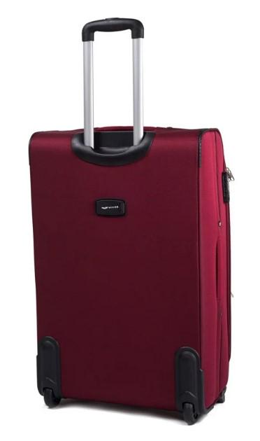 Валіза текстильна Wings 1708 M на 2 колесах Бордовий (CETKNWI1708MS2BOR) - фото 2