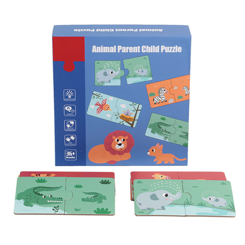 Пазл деревянный Найди пару Мама и малыш 20 пазлов 10 пар (2241541601)