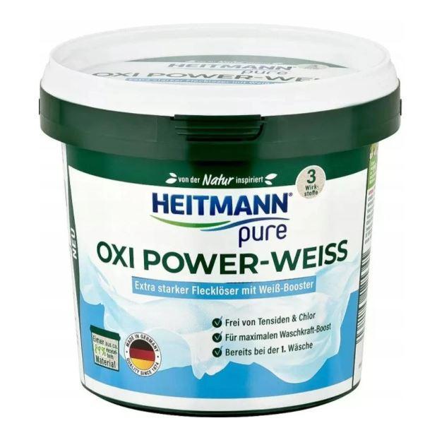 Средство для удаления пятен Heitmann Pure OXI Weiss 500 г