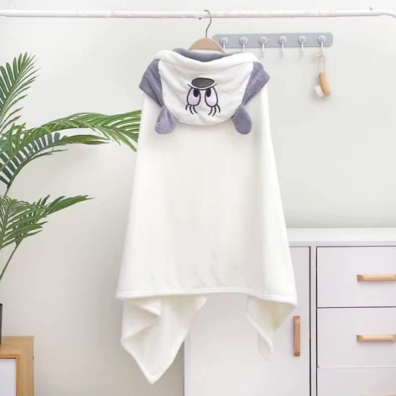 Полотенце-уголок детское с капюшоном микрофибра Маус 140х70 см