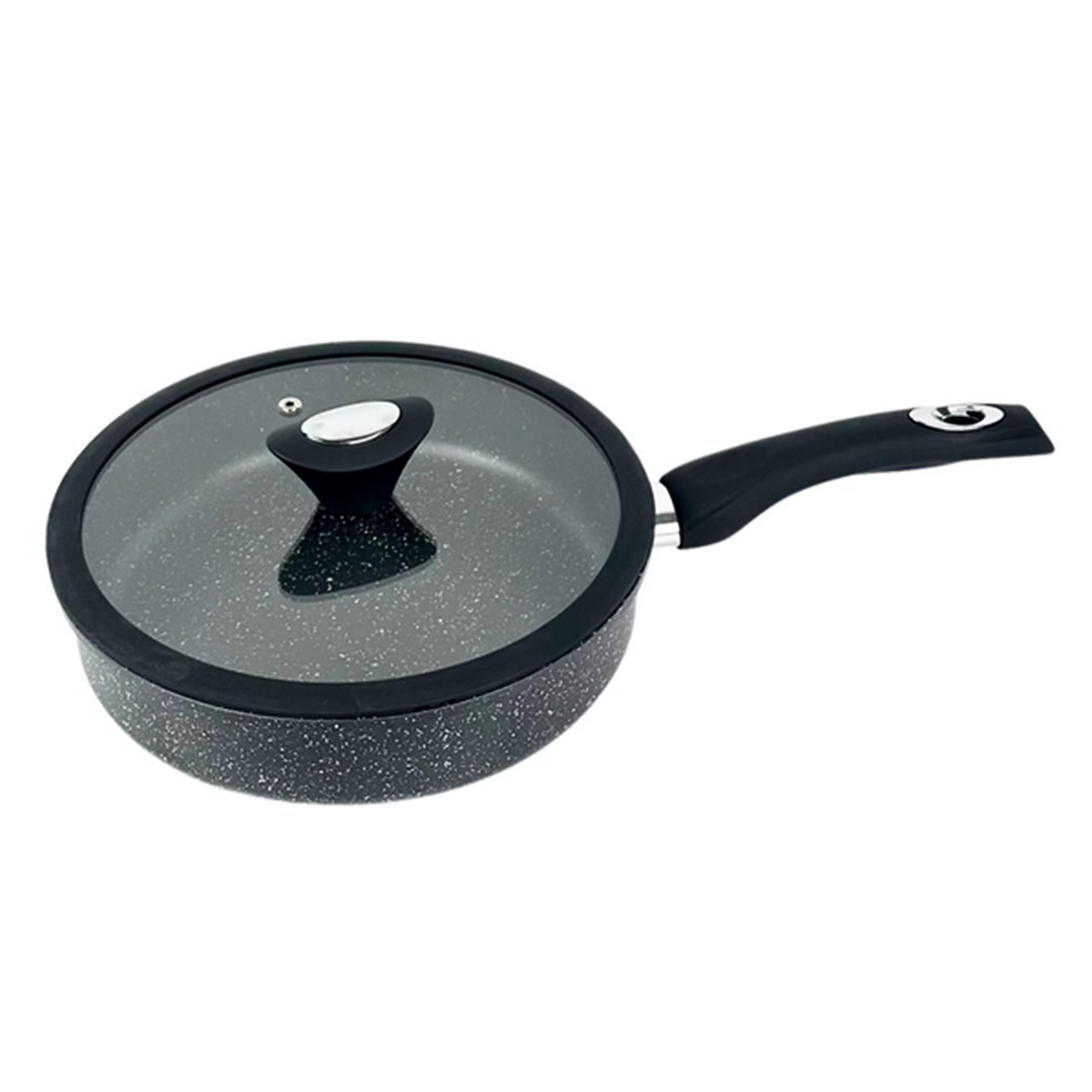 Сковорода Vezzer глубокая с крышкой 26 см (VZ8067)