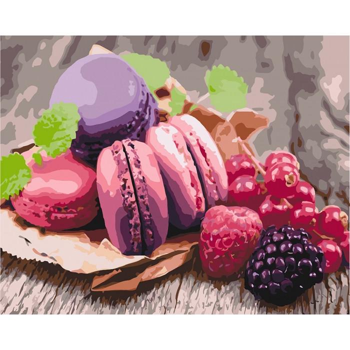 Картина по номерам Ідейка Малиновое настроение 40х50 см (KHO5563)