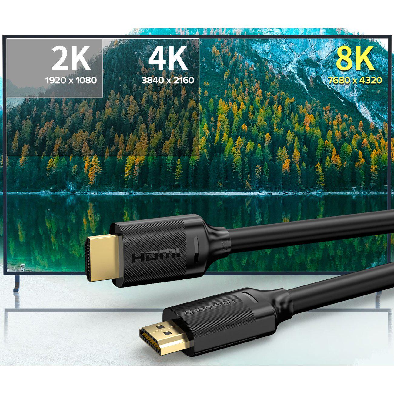 Кабель Choetech HDMI V2 1,2 м (XHH-TP20) - фото 4