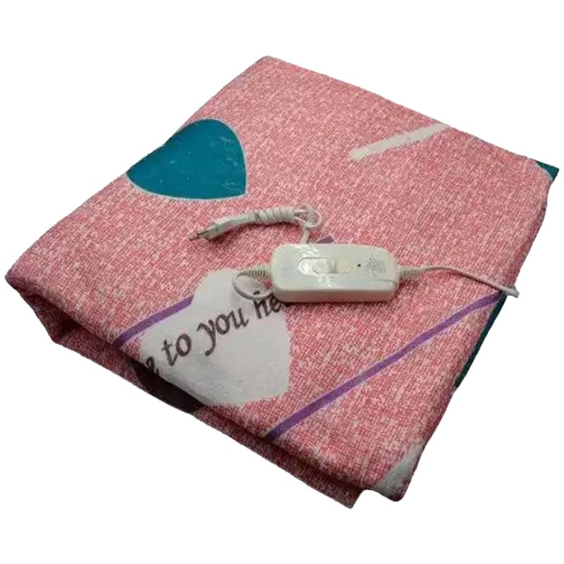 Электропростынь Electric Blanket Сердечка 150х120 см (tf5757)