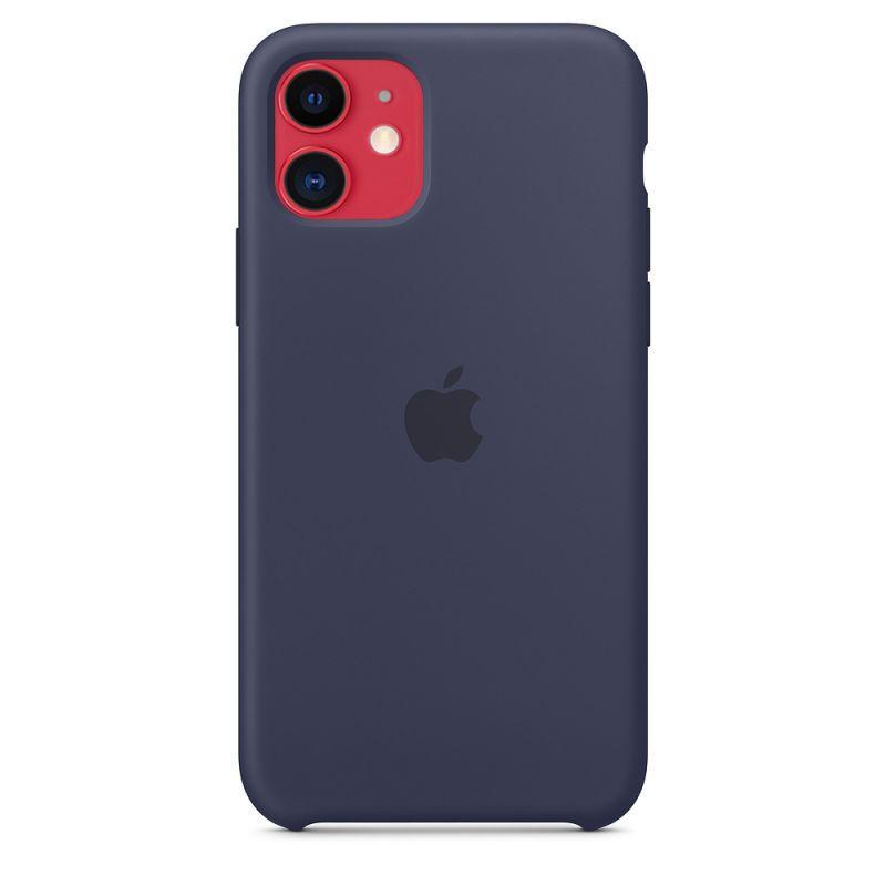 Силіконовий чохол накладка Apple Silicone Case for iPhone 11, Midnight Blue (HC) (A) - фото 5