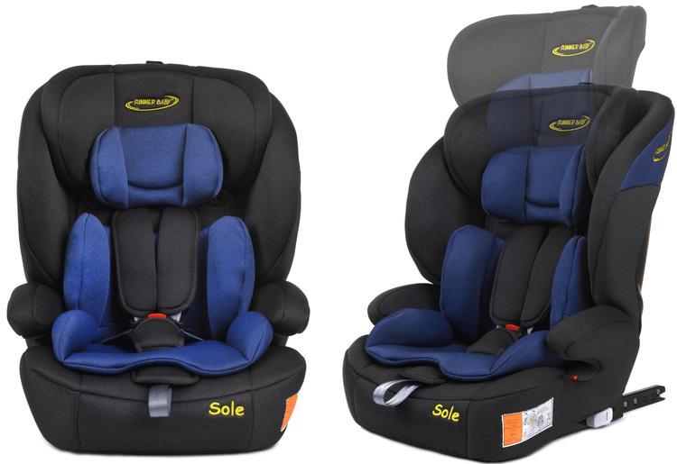 Автокрісло дитяче Summer Baby Sole Isofix 9-36 кг Чорно-синій - фото 4