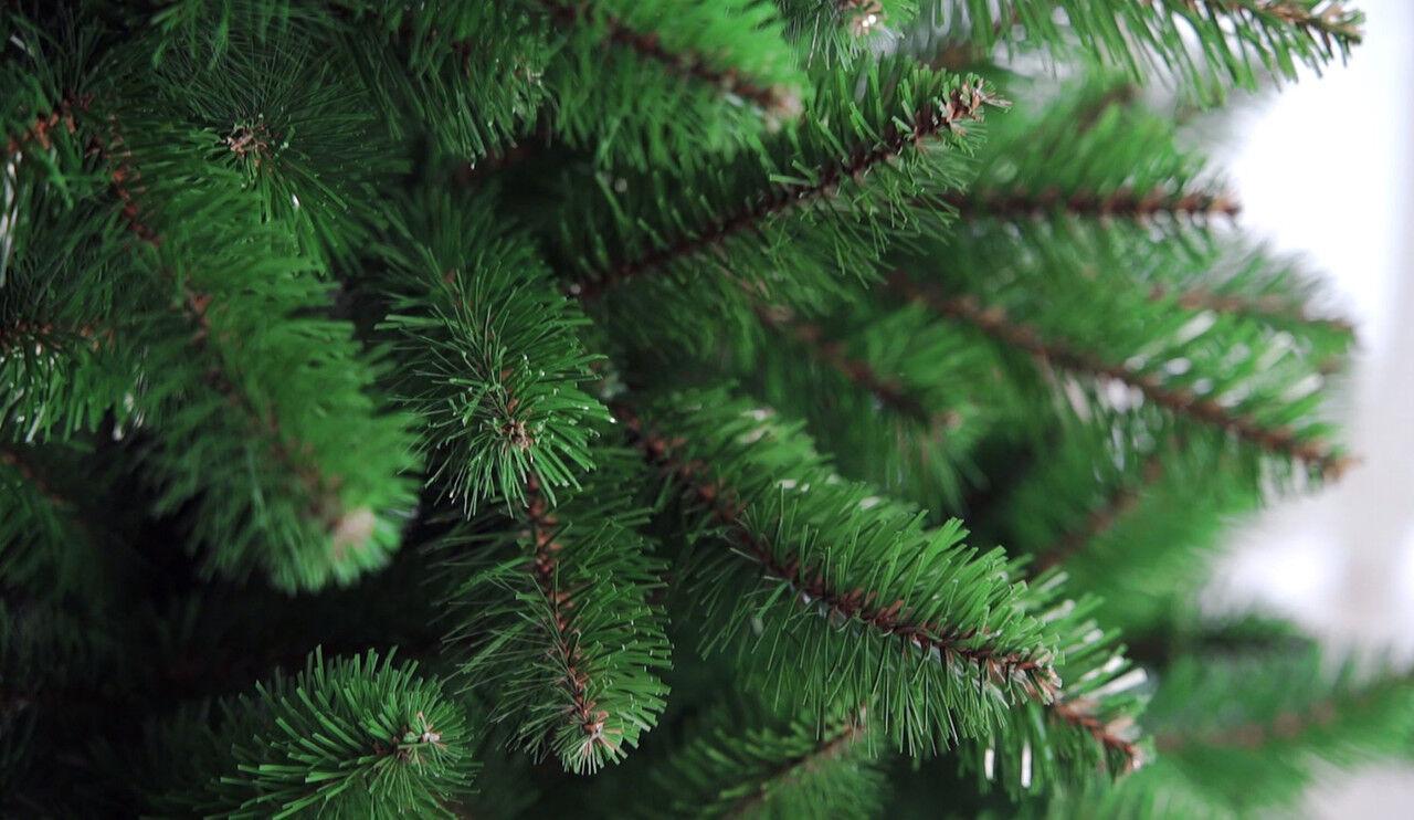 Штучна ялинка HVOYA на дерев’яній підставці 180 см Зелений (300/1/180/G) - фото 6