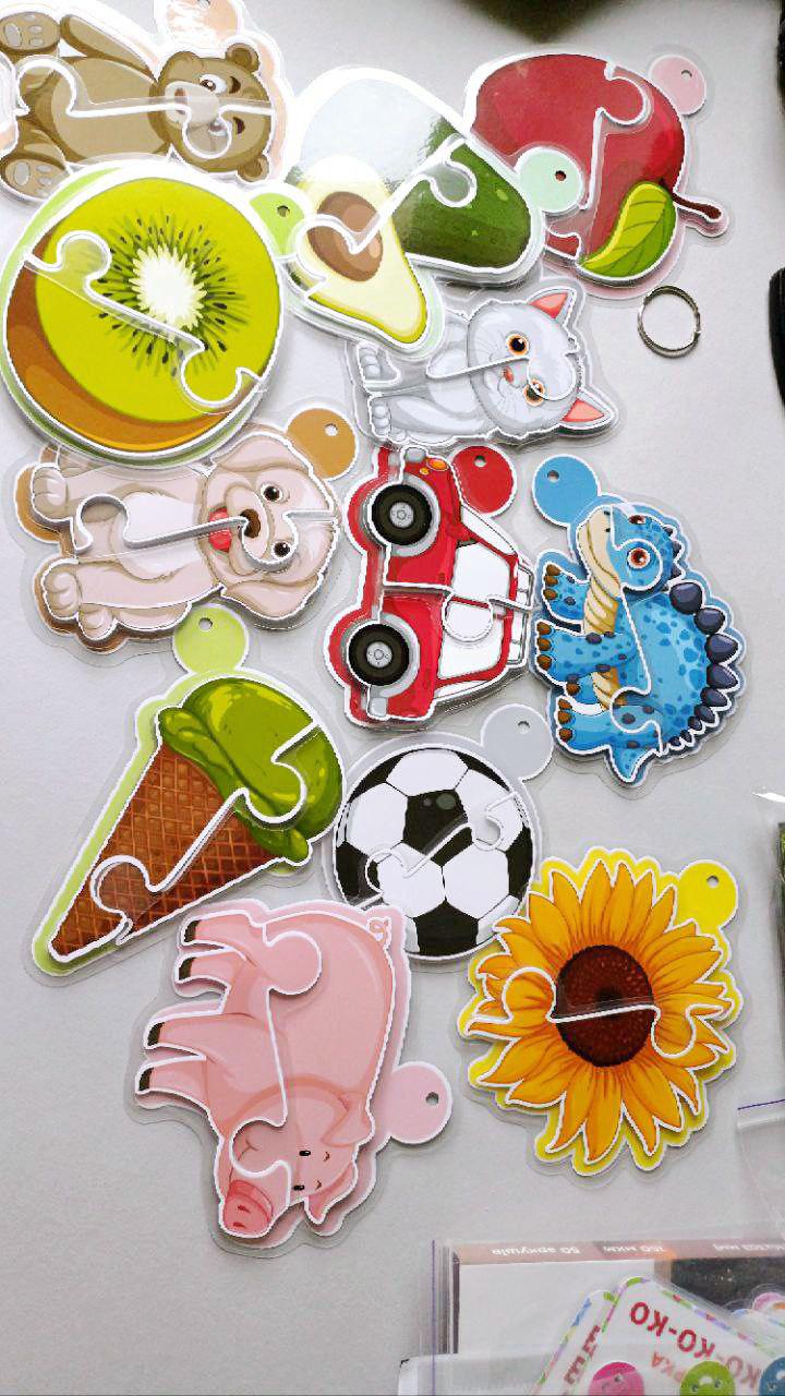 Игра на липучках "Пазлы для малышей" (МК11)