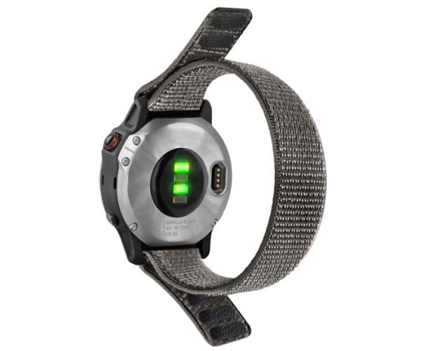 Ремешок Epik Nylon для смарт-часов Garmin Fenix 8 51 мм/Tactix 8 51 мм/Enduro 3/Instinct 3 50 мм 26 мм Серый