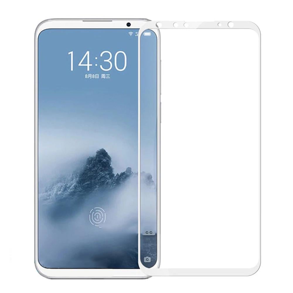 Захисне скло Glass Silk Print для Meizu 16th White (348)