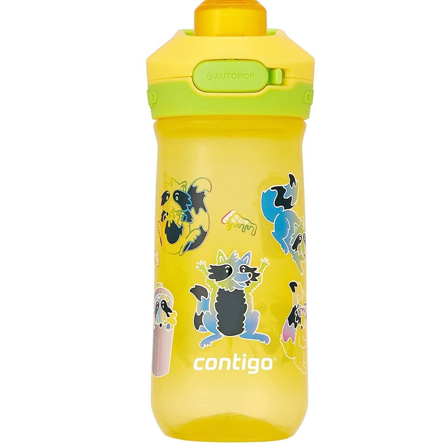 Бутылка для воды детская Contigo Jessie 420 мл Pineapple/Trash Pandas (2189926-1) - фото 1
