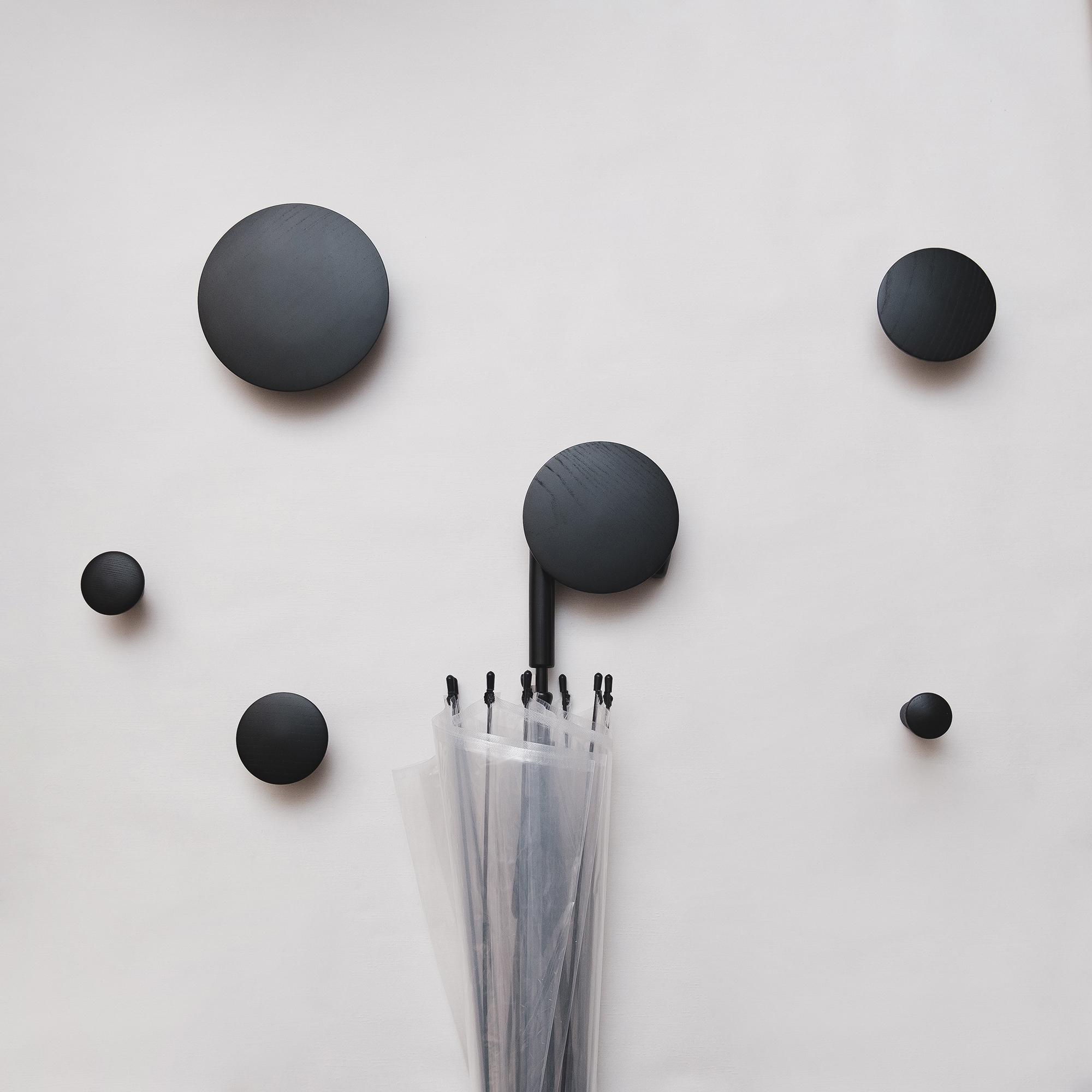 Набор деревянных крючков для одежды ø 35-150 мм 6 шт. Черный (49896) - фото 7 Набор деревянных крючков для одежды ø 35-150 мм 6 шт. Черный (49896) - фото 7