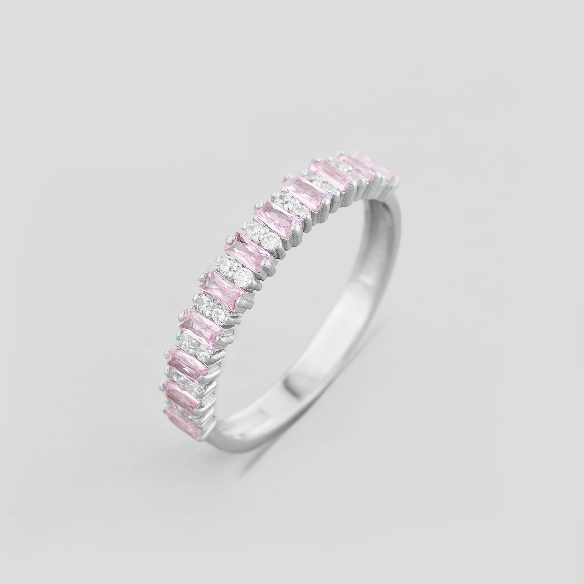 Серебряное кольцо Minimal Нежная фуксия р. 18,5 (16653) Серебряное кольцо Minimal Нежная фуксия р. 18,5 (16653)